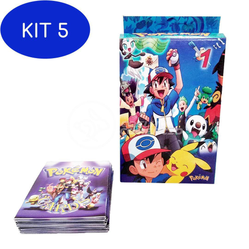 Kit Lote Pokémon 90 Cartas De Energia + Brinde