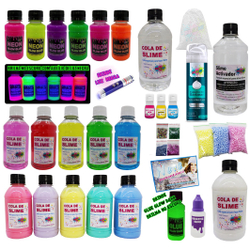 Kit Completo Para Fazer Slime Colas Coloridas E Neon é boa?