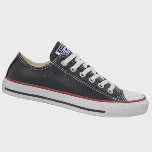 Tenis All Star Converse Preto Em Couro com Preços Incríveis no Shoptime