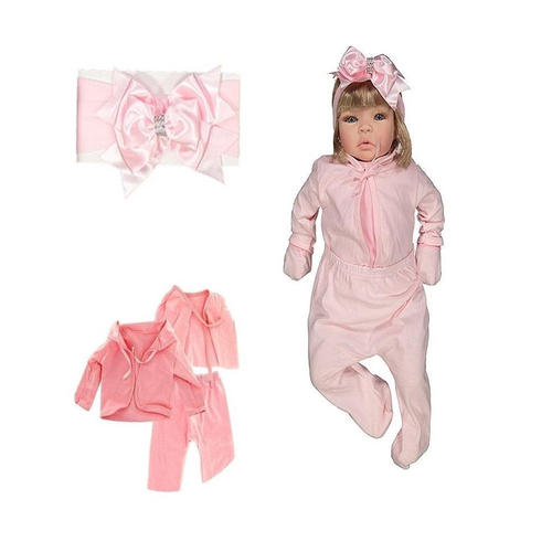 Boneca Bebê Reborn Menina Roupa de Coelhinha - Brastoy no Shoptime