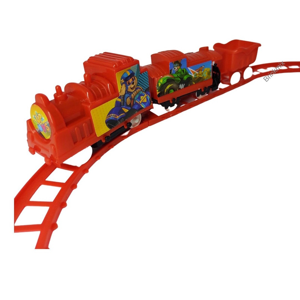 Trenzinho De Brinquedo Trem Menino Locomotiva Trilho Pilha