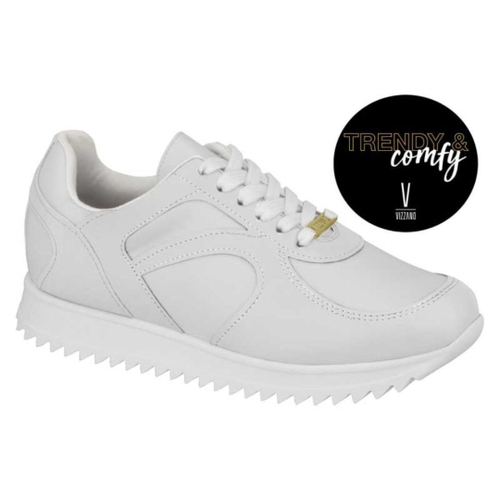 Tenis fashion vizzano branco jogging