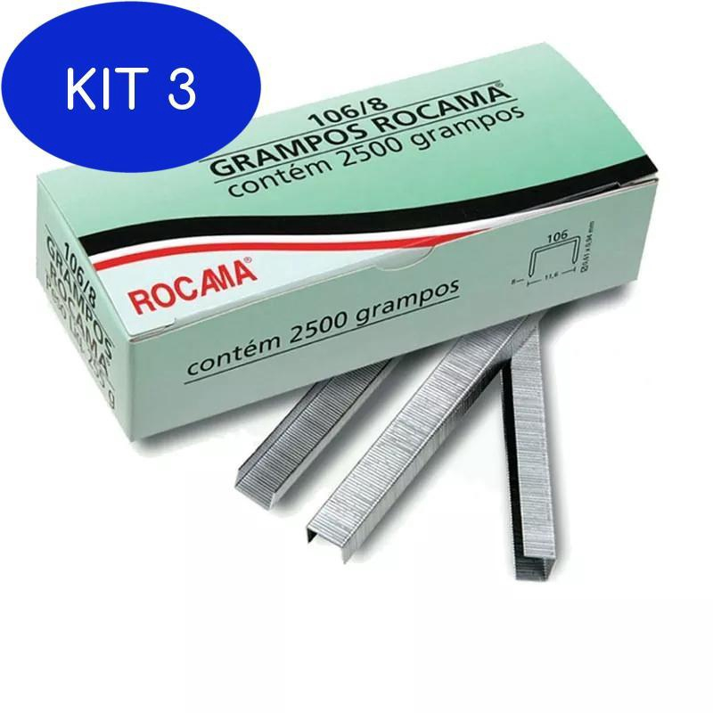 Kit 3 Refil Grampos Tapeceiro Grampeador Madeira Mdf 8 Mm Sofá no Shoptime