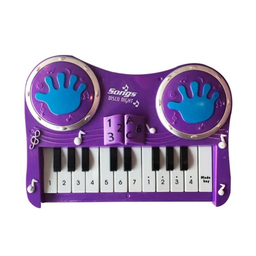 Piano musical infantil com pezinho som estilo profissional teclado musical  para crianças em Promoção na Americanas