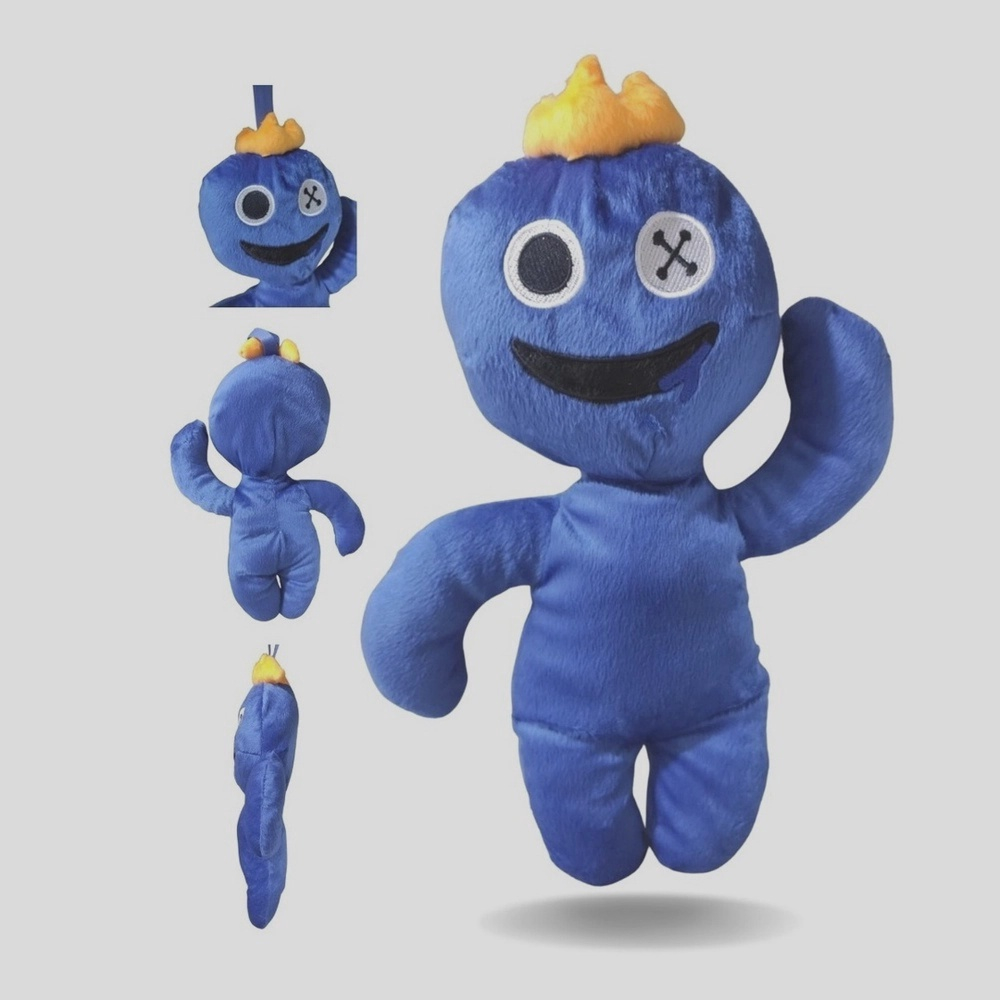 Boneco Amigo Pelúcia Azul Babão