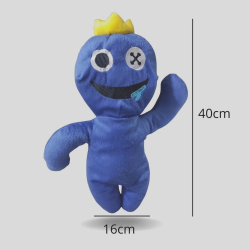 Blue boneco de pelúcia Rainbow Friends Roblox