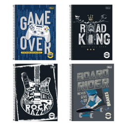 Caderno Tilibra Espiral Capa Dura Universitário 1 Matéria Pepper Masculino 80 Folhas Menor preço em Caderno Tilibra Espiral Capa Dura Universitário 1 Matéria Pepper Masculino 80 Folhas