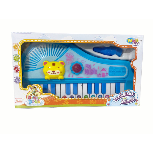 Teclado Musical Infantil Bichos Divertidos Sortido - CKS Toys