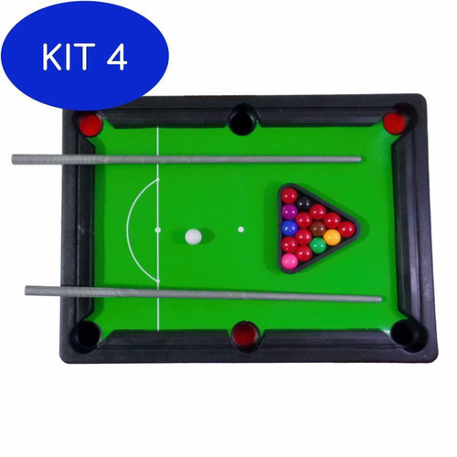 Kit Mini Mesa De Bilhar E Pebolim Jogos Brinquedo Infantil