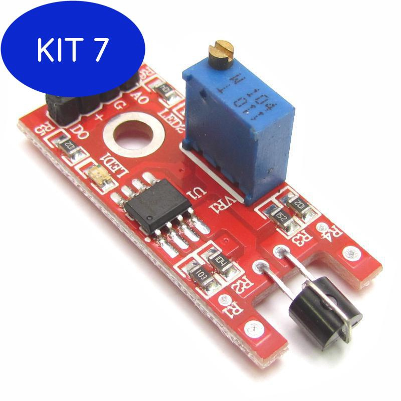 Kit 7 Módulo Sensor Touch Metal Para Arduíno Projetos | Submarino
