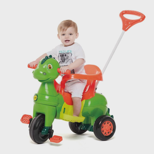 Triciclo Infantil Velotrol Passeio Empurrador 2 em 1 Importway