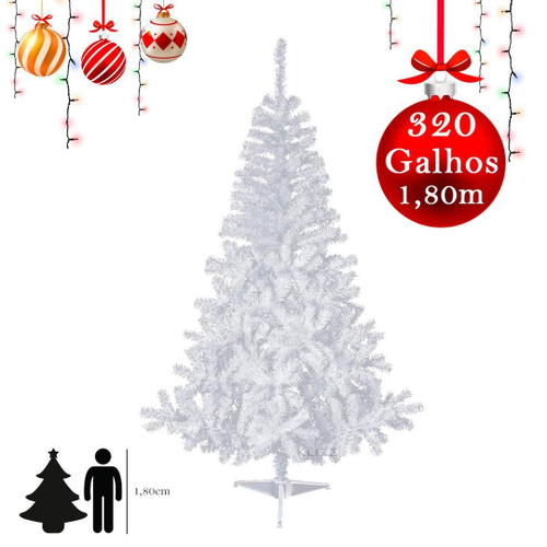 Aluguel de Árvore de Natal Completa de 1,80cm