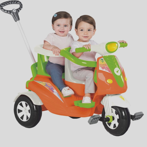 Moto Eletrica Infantil Biemme GP Raptor Super Boy Azul 6V - Maçã Verde Baby