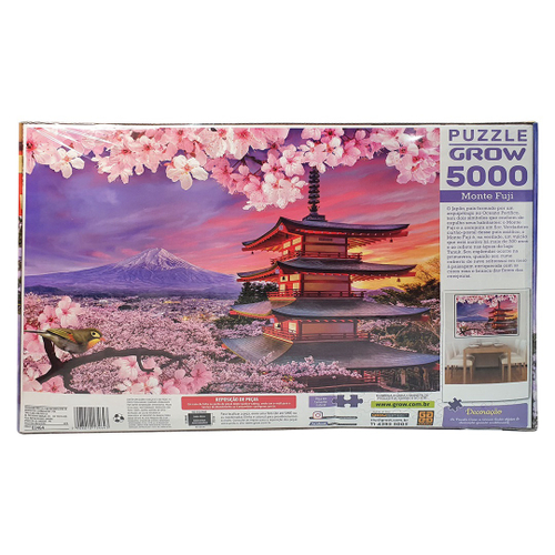 Novo Quebra Cabeça Puzzle Monte Fuji 5000 Peças Grow 03464 - Quebra Cabeça  - Magazine Luiza