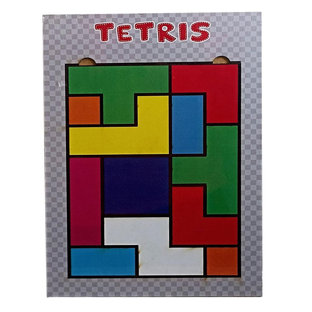 Quebra Cabeça de Madeira Tetris - Brinquedos - Milor