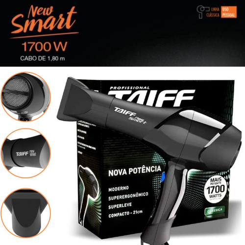 Secador Para Cabeleireiro - New Smart Taiff 1700w em Promoção na Americanas