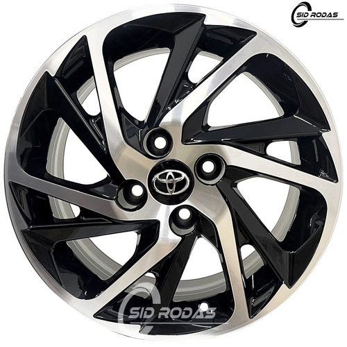 Kit 4 Rodas Aro 15x6 Toyota Yaris 2023 4x100 S40 | Submarino