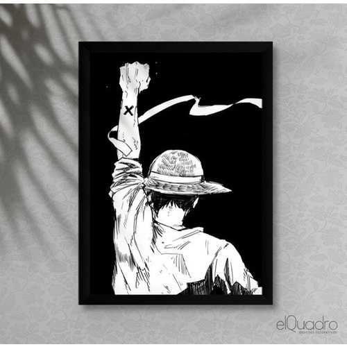 Quadro Decorativo Mosaico 5 peças Anime One Piece Luffy Pirata Desenho em  Promoção na Americanas