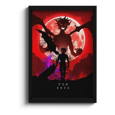 Quadro Anime Demon Slayer Desenho Com Moldura G01 em Promoção na Americanas