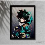 Quadro Anime One Piece Desenho Com Moldura G02