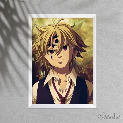 Quadro Decorativo Poste Meliodas Nanatsu No Taizai Anime em Promoção na  Americanas