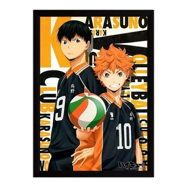 Quadro decorativo Poster Asas Haikyu Anime De volei Arte para sala quarto  em Promoção na Americanas