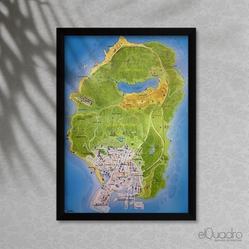 GTA 5: confira a comparação entre o mapa de GTA 5 e GTA San Andreas