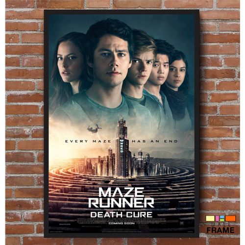 Quadro Pôster Filme Maze Runner A Cura Mortal M1 60x90 em Promoção na  Americanas