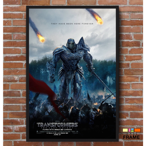 Quadro Pôster Filme Transformers o Último Cavaleiro M3 60x90