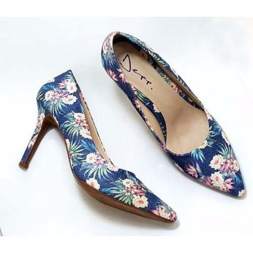 Scarpin floral hot sale