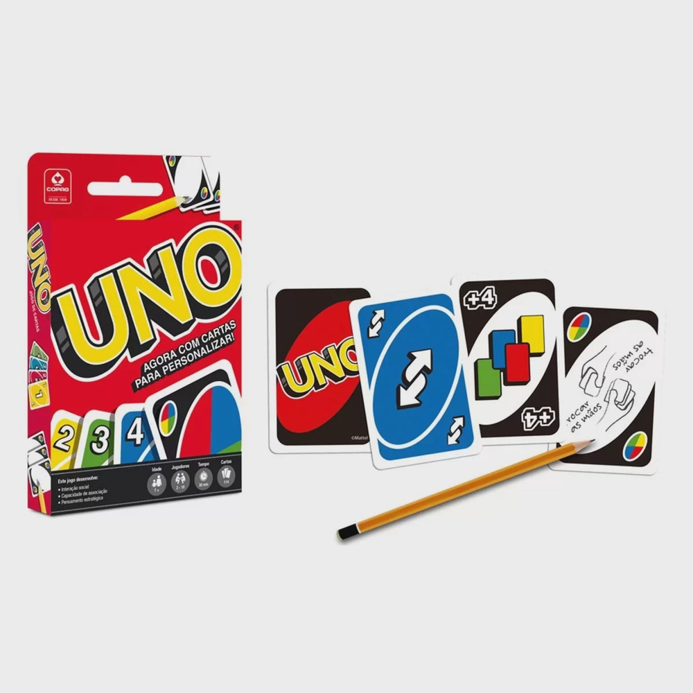 Jogo de Cartas Uno Original Copag Mattel em Promoção na Americanas