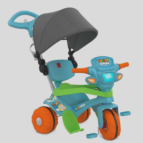 Motoca Infantil Triciclo Calesita Velocita Azul Bebe Passeio - Velotrol e  Triciclo a Pedal - Magazine Luiza