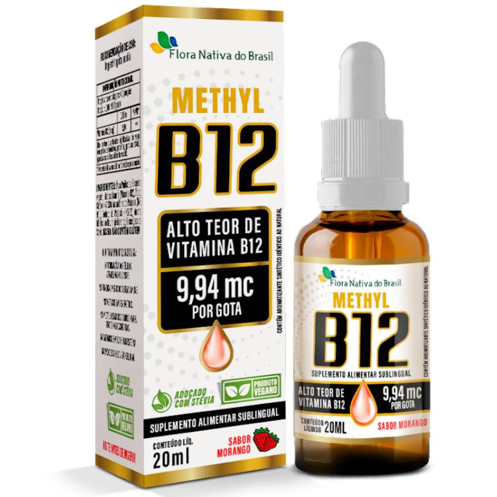 Vitamina B12 Sublingual (Metilcobalamina) 9,94 mcg por gota 20ml