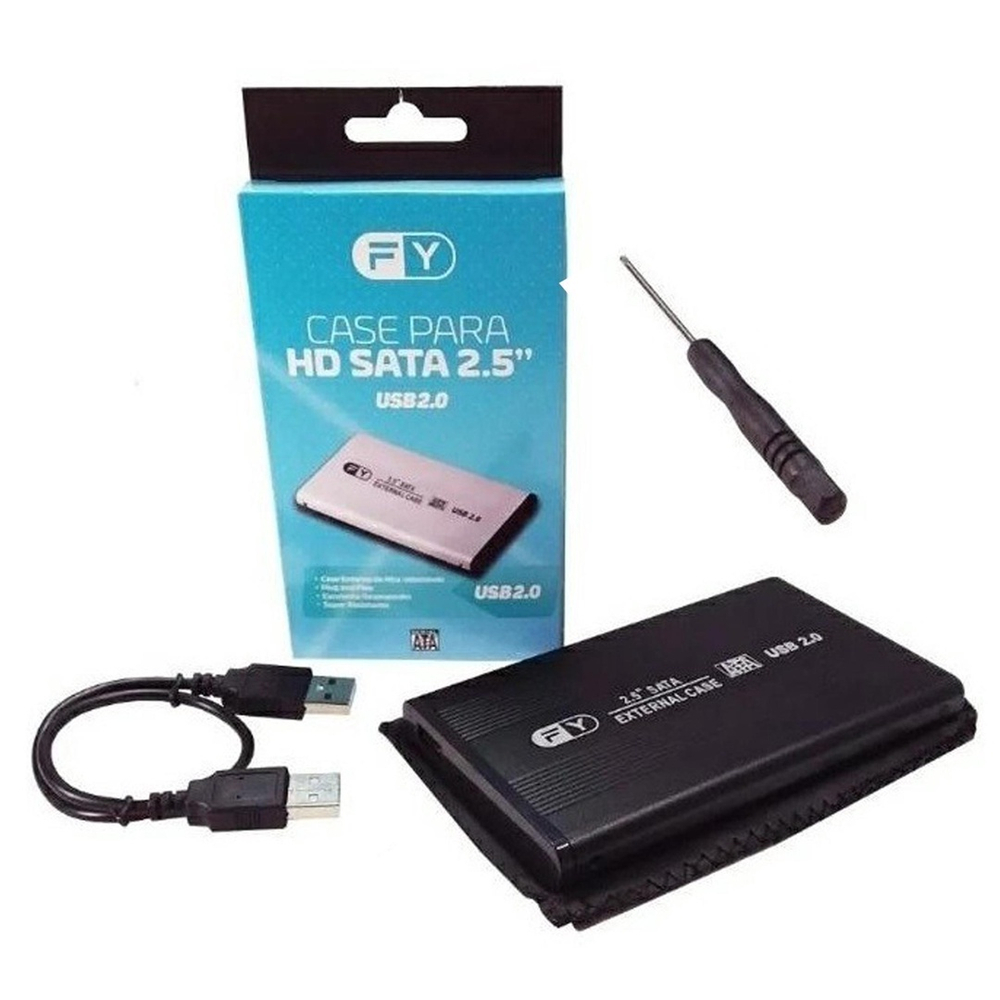 Case para hd sata 2 5 usb 2 0 no shoptime