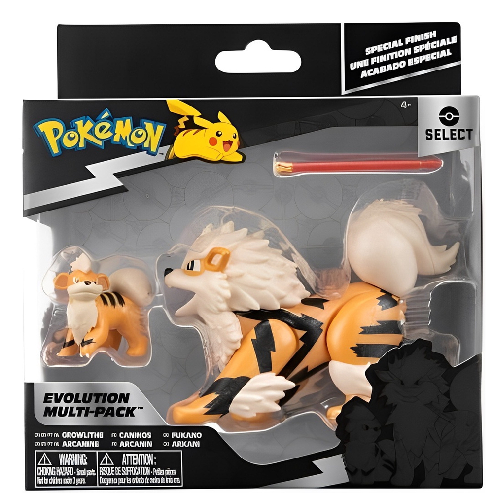 Pokemón Evolution Pack Growlithe Arcanine 3288 Sunny - Prime Utilidades