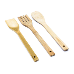 Kit colheres de bambu 3PCS 28CM é ruim? Kit colheres de bambu 3PCS 28CM é boa?