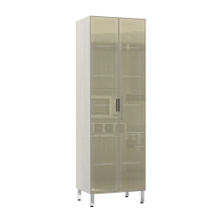 Paneleiro 70Cm Duplo 2 Portas Bronze Lis Legno Crema Menor preço em Paneleiro 70Cm Duplo 2 Portas Bronze Lis Legno Crema