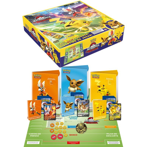 Jogo de Cartas Pokemon Box V Estampas Ilustradas 38 Cartas em Promoção na  Americanas