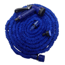 Mangueira De Jardim Magica Flexivel Expansivel Elastica 15m - Azul é boa?