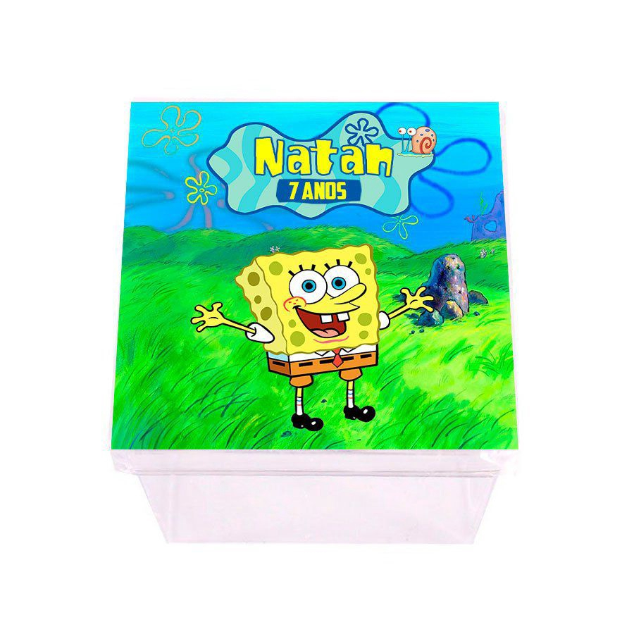 Caixa Acrílica Bob Esponja