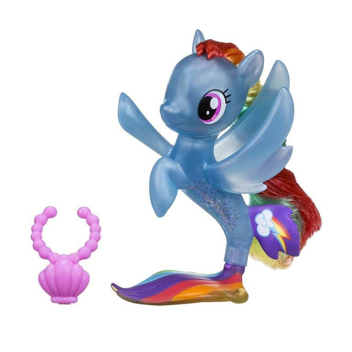 Brinquedo My Little Pony Com Mecanismo Pônei Sereia C0677