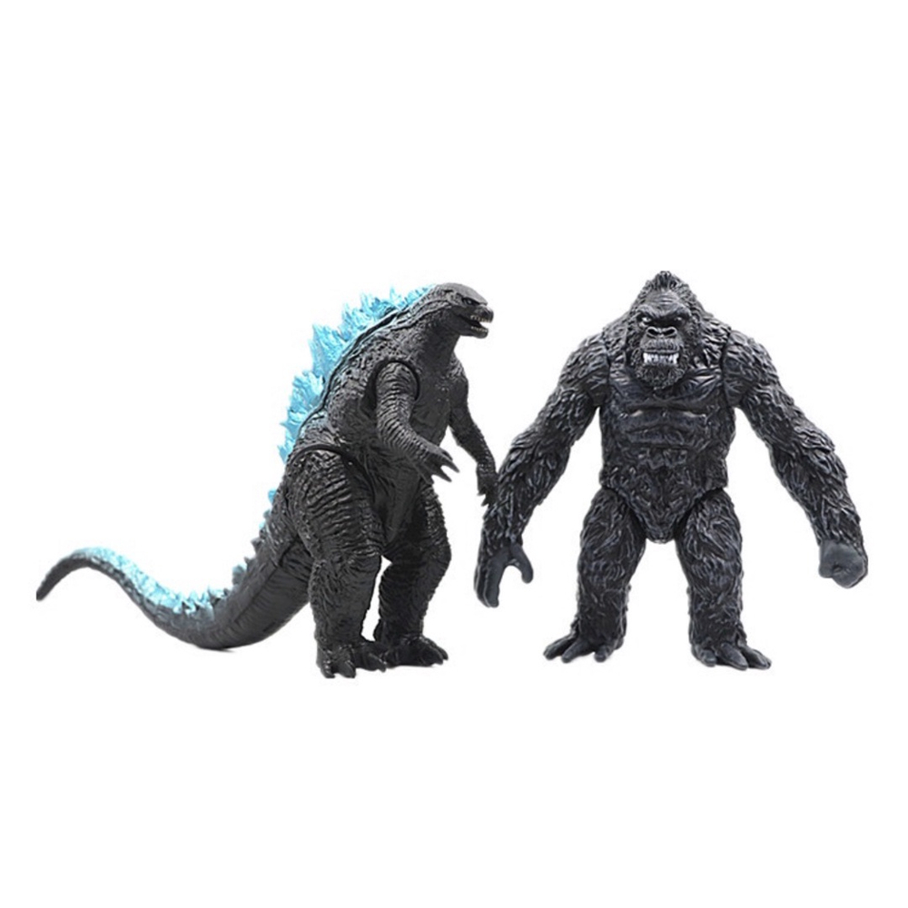 Brinquedo Infantil Kit Bonecos Godzilla Vs King Kong No Shoptime