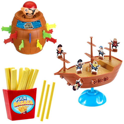 Jogo Pula Batata Puxa Batatinha Frita Brinquedo Jogos de Mesa Infantil  Criança Brinquedos Família