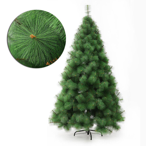 Arvore de natal decorada luxo 1,50M + kit de 45 enfeites vermelha E dourada  no Shoptime