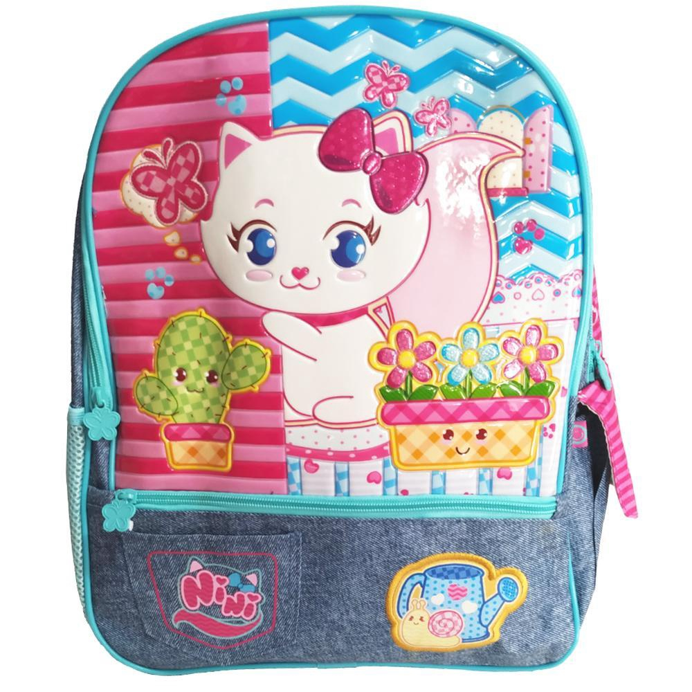 Mochila Escolar Gatinha Nini Infantil Grande Pvc Feminina Submarino