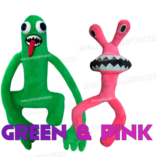 Boneco Bicho Verde Green Rainbow Friends Jogo Roblox Pelúcia - Iannuzzi  Kids - Bonecos - Magazine Luiza