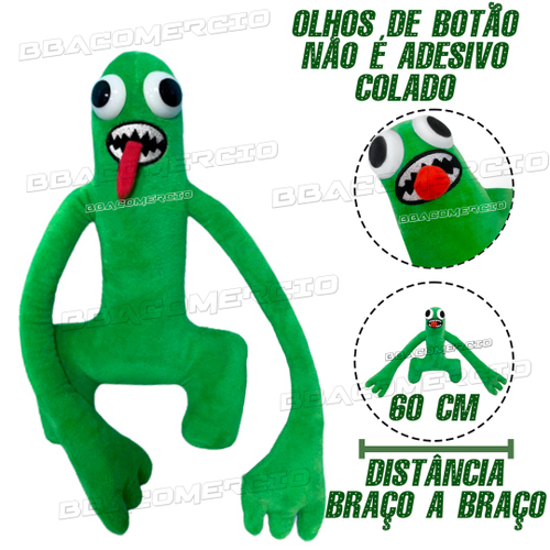 Verde Pelúcia Monstro Boneco Presente Rainbow Friend Roblox