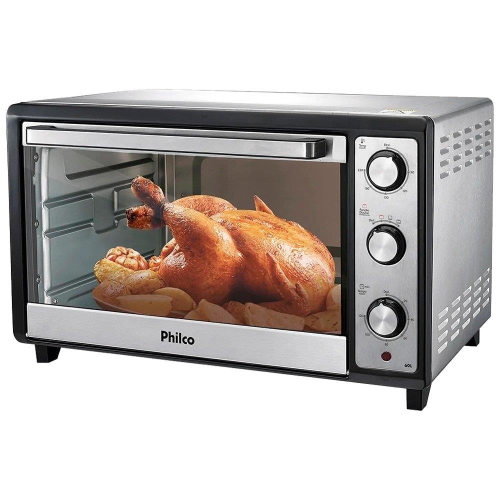 Forno Elétrico Philco 60 Litros PFE60I, Inox