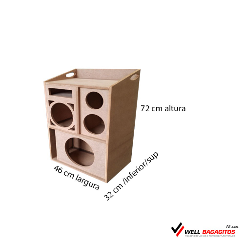 Caixa Trio Residencial Bob Ativa 440W Shutt Beats 12 + MP3 Bluetooth Bivolt  Módulo Varias Cores no Shoptime