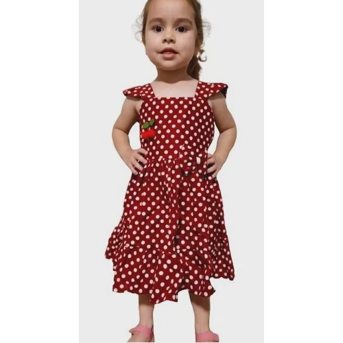 Vestido Infantil Temático Simples Arlequina